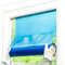 Película plástica transparente azul de fabricación china del precio PE del mejor de la muestra libre de las tiendas de fábrica para la ventana de cristal o la puerta